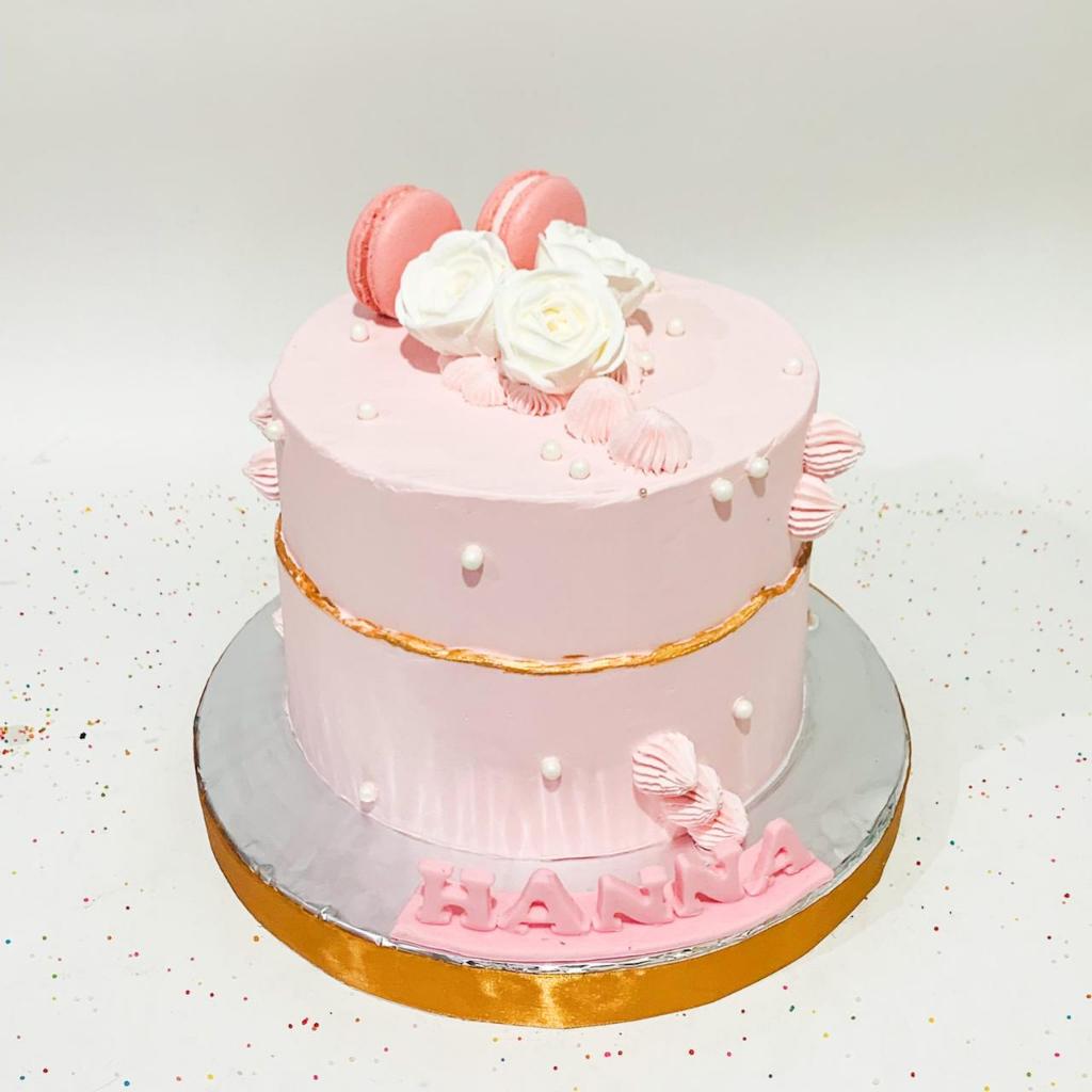 

Kue Ulang Tahun/birthday Cake/kue Ultah tema Flower Macarone/kue Birthday jakarta