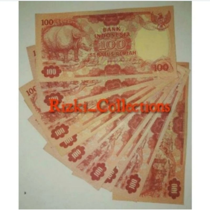 100 Rupiah Badak Thn 1977