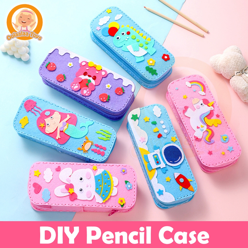 

DIY Pencil Case / Prakarya Kotak Pensil / Prakarya fanel