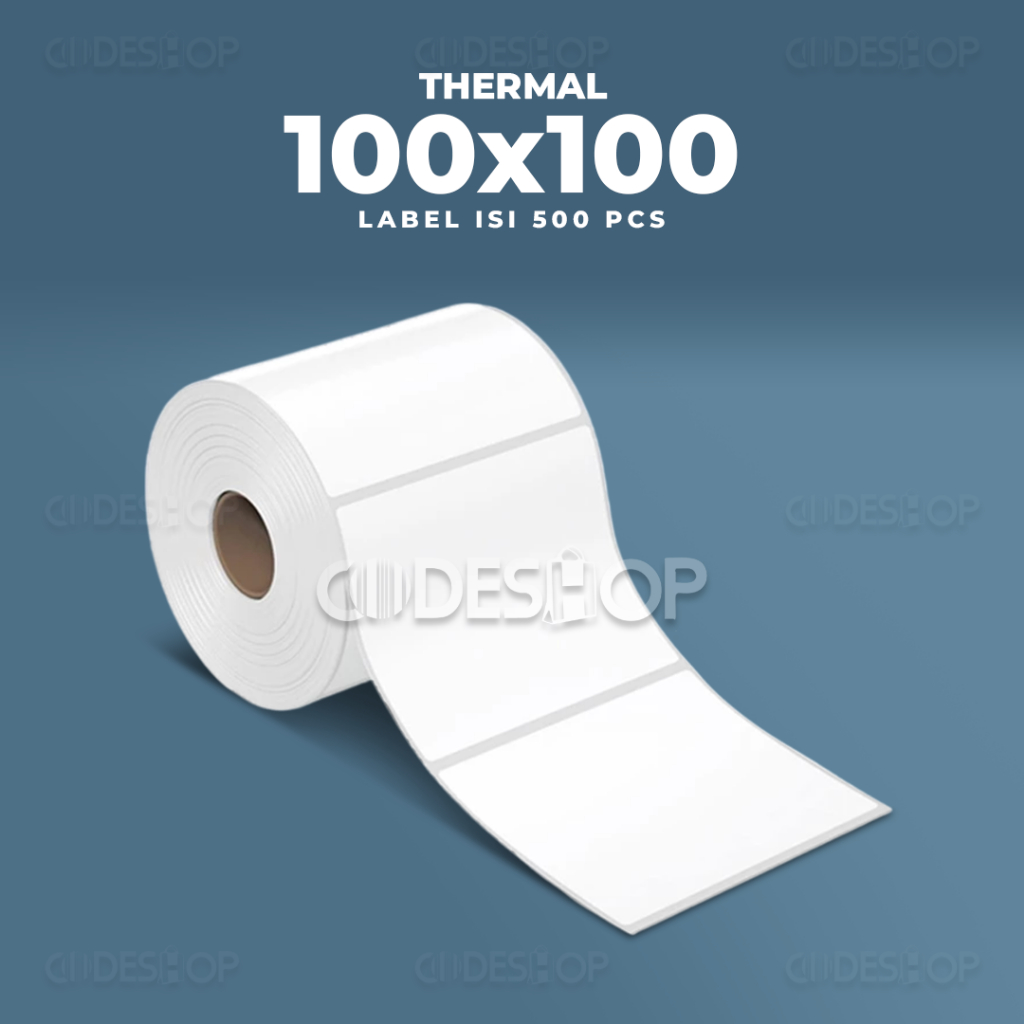 

Label Barcode THERMAL 100X100mm isi 500pcs - Label Resi Pengiriman