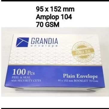 Amplop 104 Grandia / Amplop Persegi Grandia Kecil