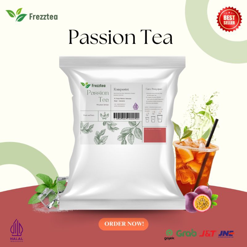 

FREZZTEA Bubuk Minuman Rasa Passion Tea 1kg / Powder Passion Tea