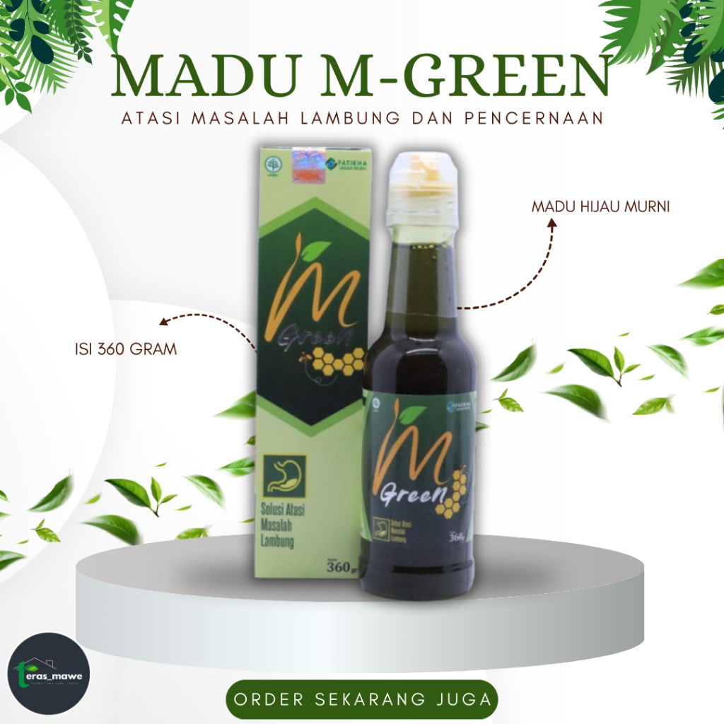 

MADU HIJAU HERBAL M GREEN ASAM LAMBUNG KANKER KOLESTEROL GERD ALAMI