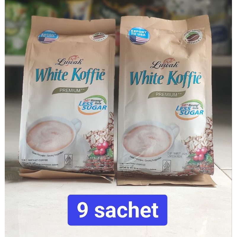 

LUWAK WHITE COFFE KEMASAN SACHET