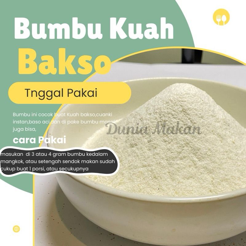 

bumbu kuah bakso 1kg