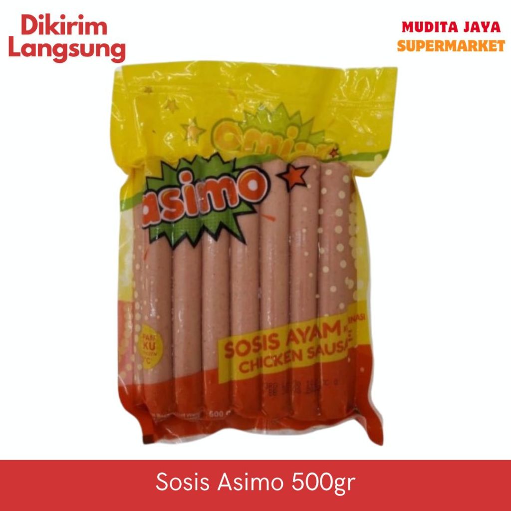 

Sosis Asimo 500 gr Medan / Mudita Sipermarket