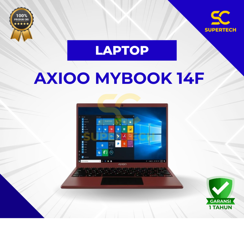 Notebook Axioo Mybook 14F 6GB 256SSD W10 13.3 IPS