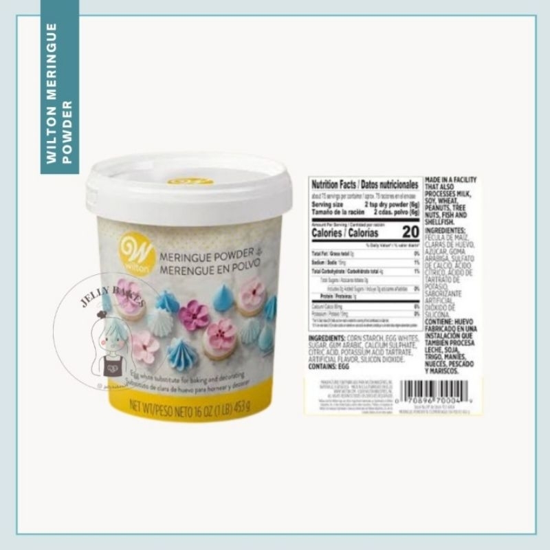 

Meringue Powder Wilton 16oz 453gr