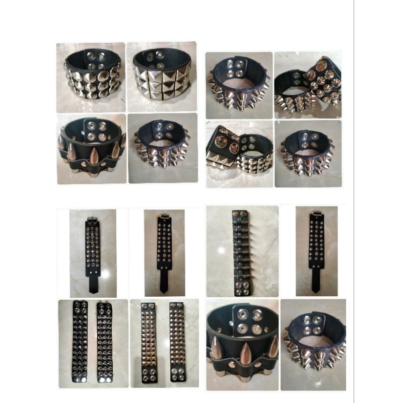 AKSESORIS GELANG/GELANG SPIKE/GELANG PUNK