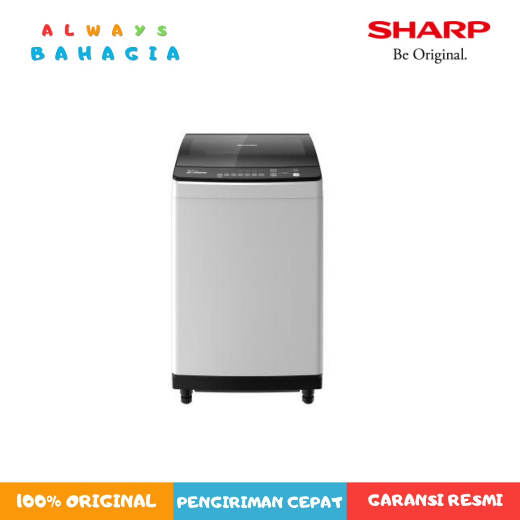 SHARP ES-M1000T-GG MESIN CUCI TOP LOADING 10KG