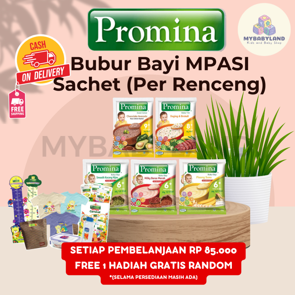 PER RENCENG Promina Bubur Bayi MPASI BAYI Sachet | | Promina Sachet | ProminaBubur 6+ | ProminaBubur