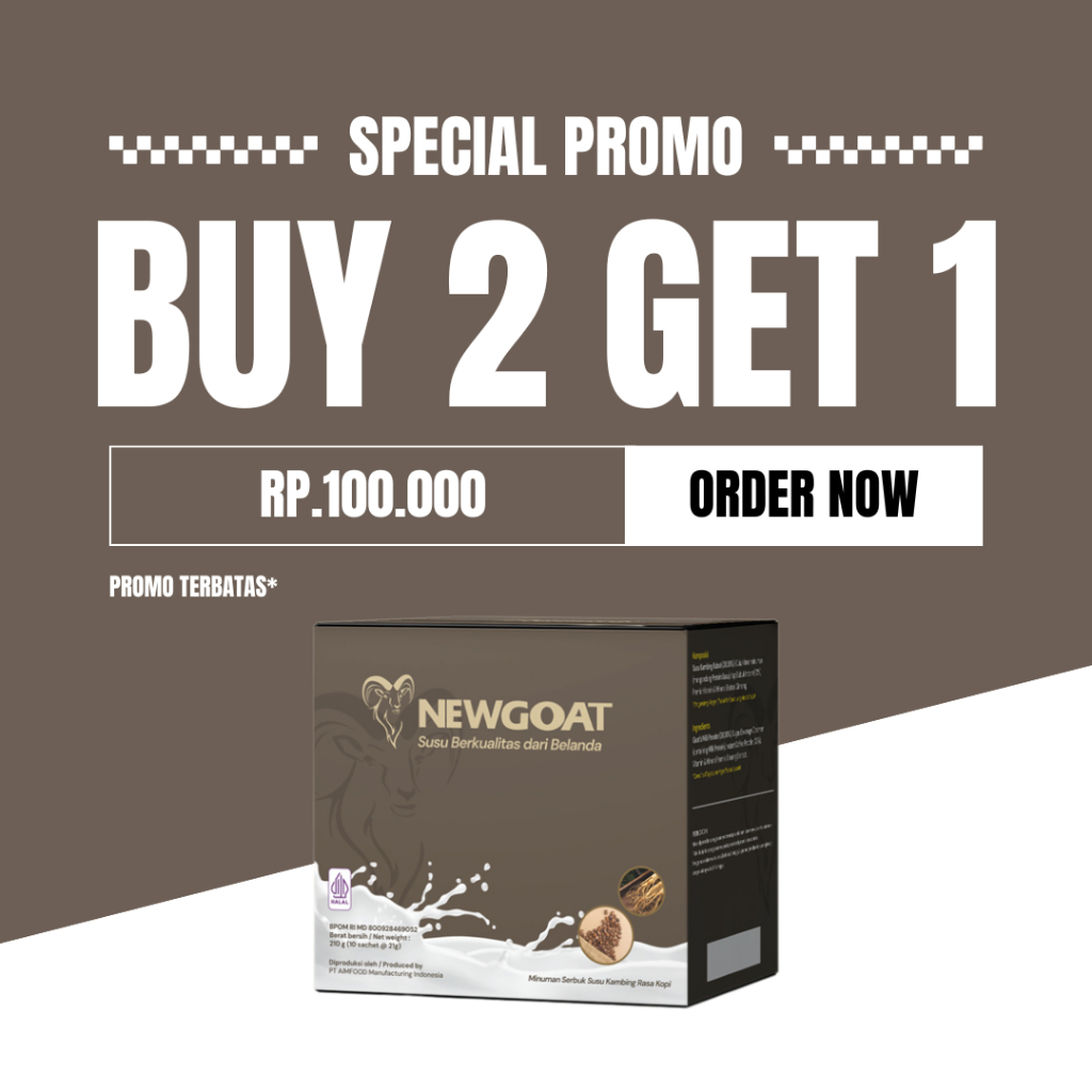 

Newgoat Susu Kambing Kopi Ginseng - Special Promo Buy 2 Box Get 1 Box