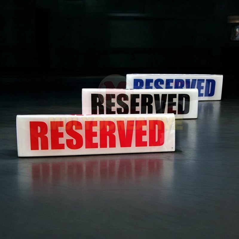 

Papan Meja Reserved Papan Akrilik Reservasi Meja