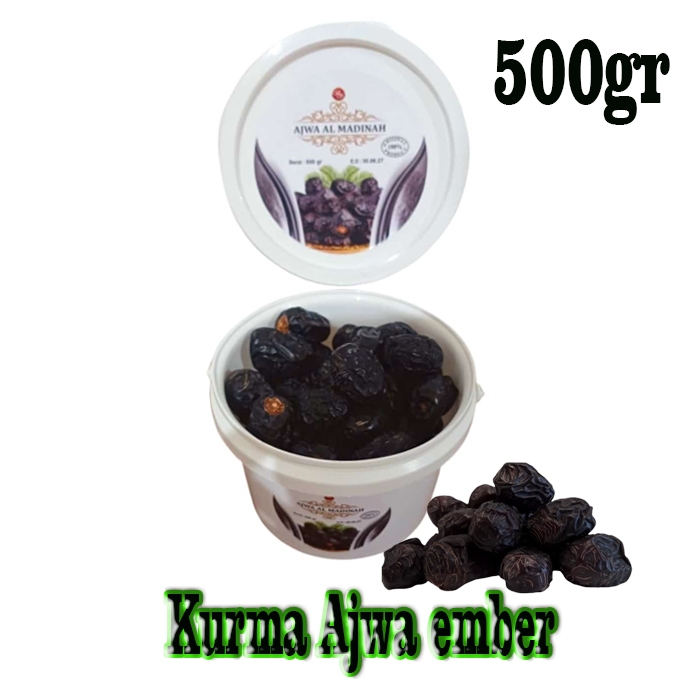 

Kurma Ajwa Ember 500gr Madinah