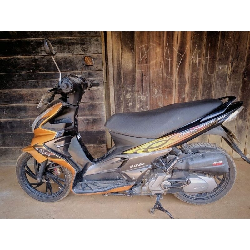 Striping Skywave 125 Transparan Costum Simpel Terbaru Terlaris Striping Skywave