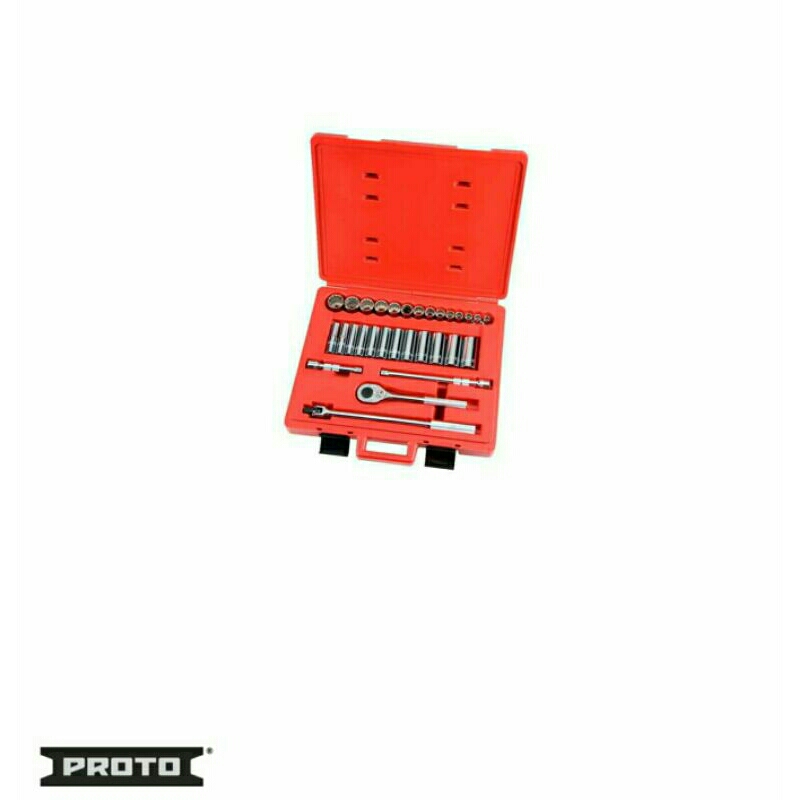 Proto 1/2" Drive 30 Piece Socket Set - 12 Point-J54126