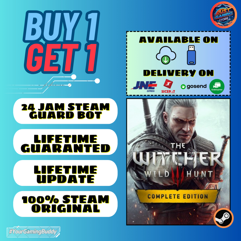 The Witcher 3: Wild Hunt - Complete Edition + Bonus Game - PC Game Original