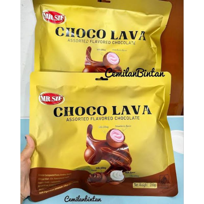 

MR.SIF Ailisha Choco Lava 200g Coklat Bulat Cokelat Malaysia