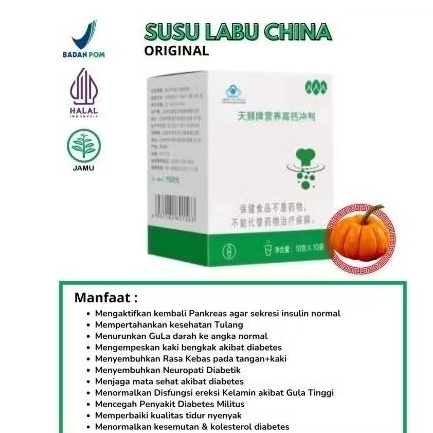 SHUTANG SUSU LABU & KAPSUL LABU CINA Obat DIABETES