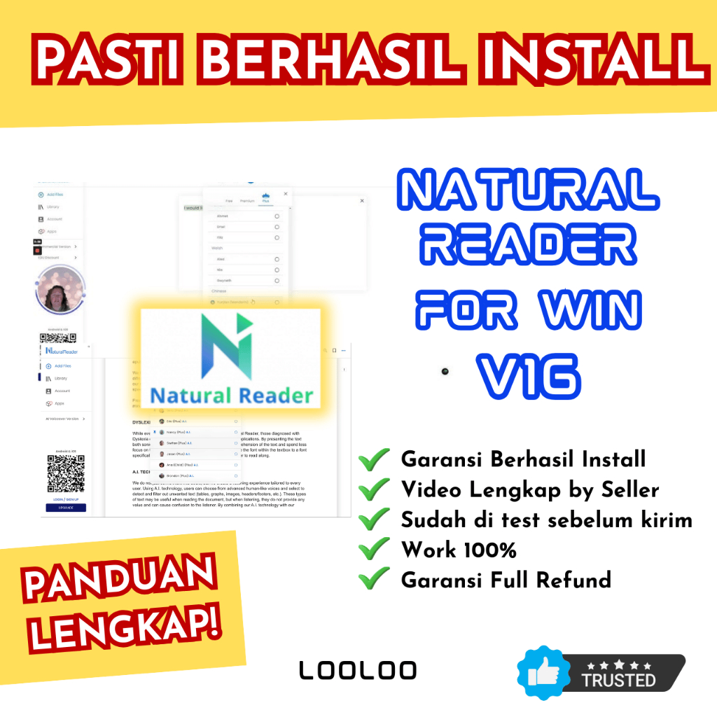 NaturalReader 15 Professional - Aplikasi Pembaca Tulisan Windows - Natural Reader Text To Speech TTS