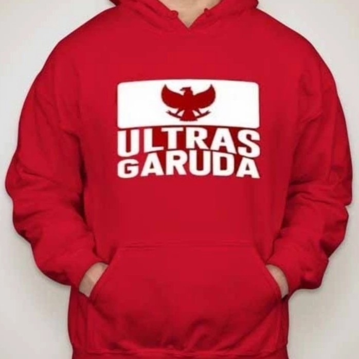 JAKET HOODIE DISTRO ULTRAS GARUDA PREMIUM HIGH QUALITY DISTRO - JAKET ULTRAS GARUDA -JAKET TIMNAS   