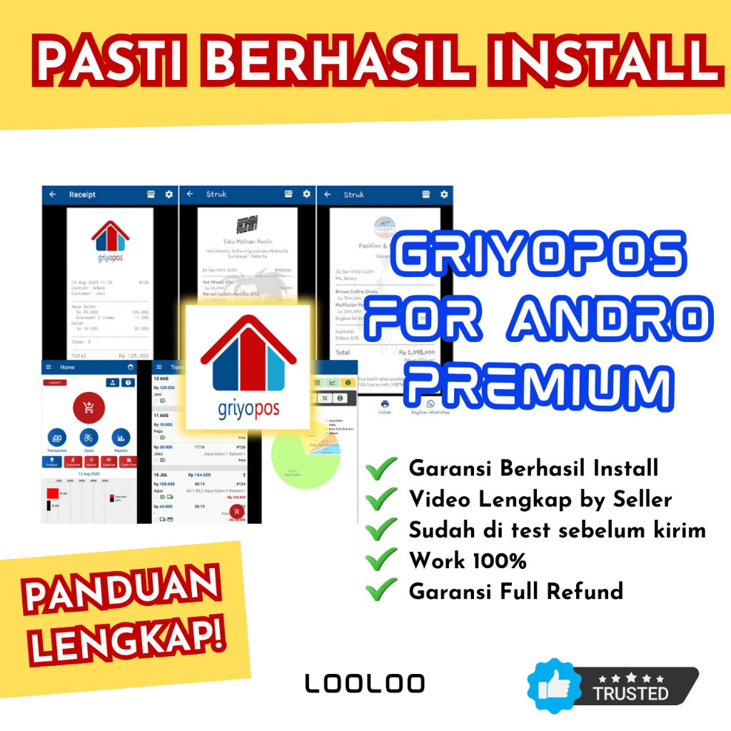 Aplikasi Kasir Griyo Pos Android Selamanya Khusus Android