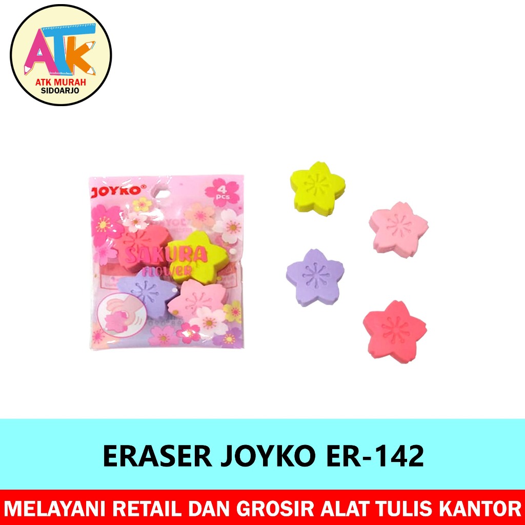 

PENGHAPUS KARET - ERASER JOYKO ER-142