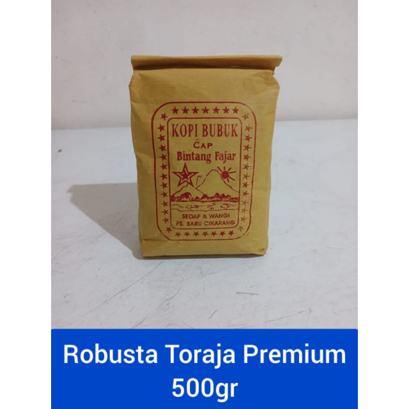 

Kopi Robusta Toraja Premium Coffee (Biji/Bubuk) -500Gram