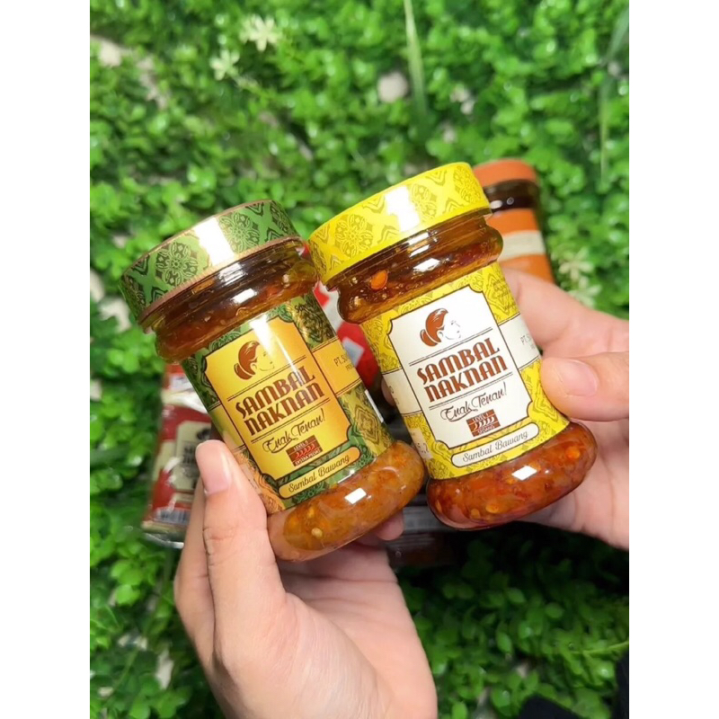 

PAKET HEMAT 6 PCS SAMBAL BAWANG NAKNAN 140 GRAM LEVEL 1, 3, 5, & ORIENTAL, TERLARIS, EXPIRED 2027‼️