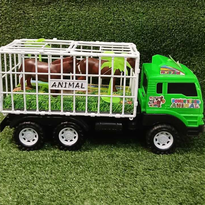 Mainan Anak Cowok Truk angkutan hewan sapi kambing domba vehicle toy Kota Depok