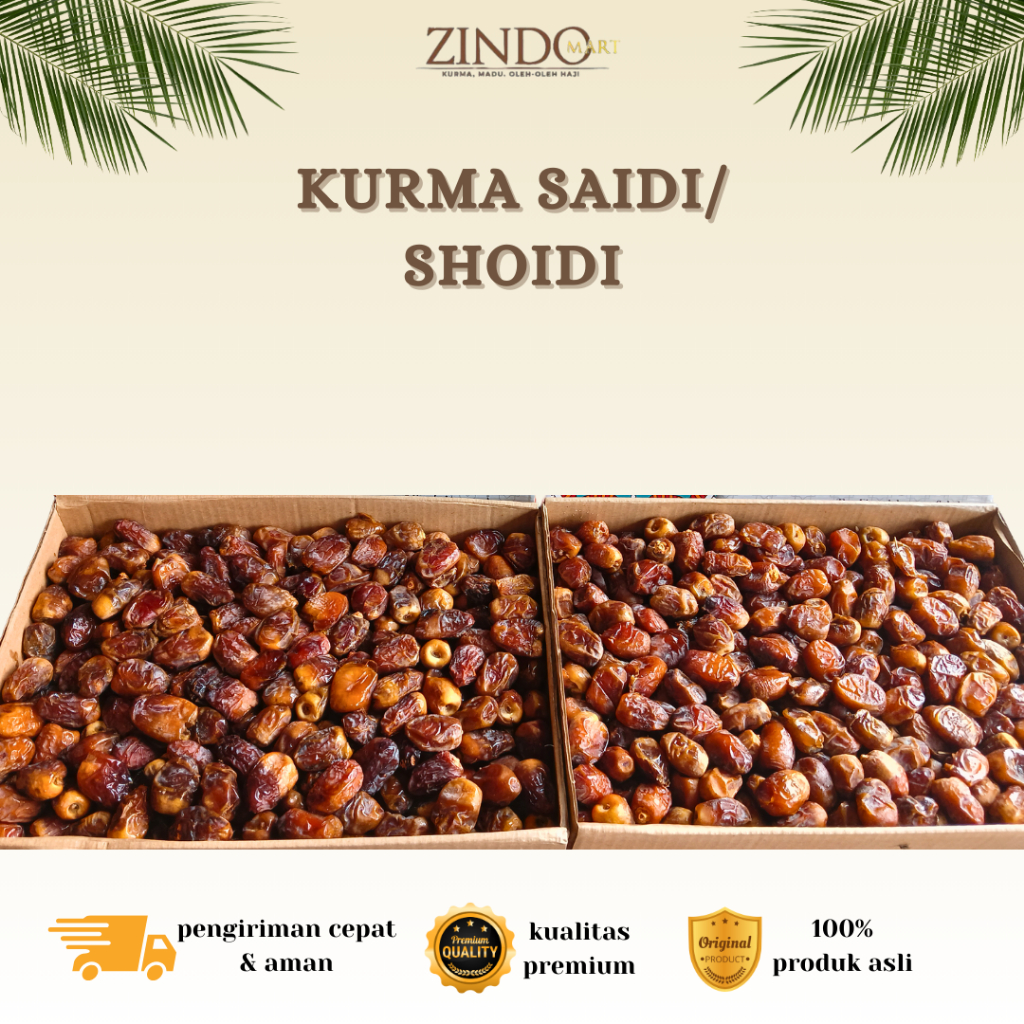 

KURMA SAIDI 5KG PREMIUM / KURMA SHOIDI GRADE A / SOIDI ORIGINAL