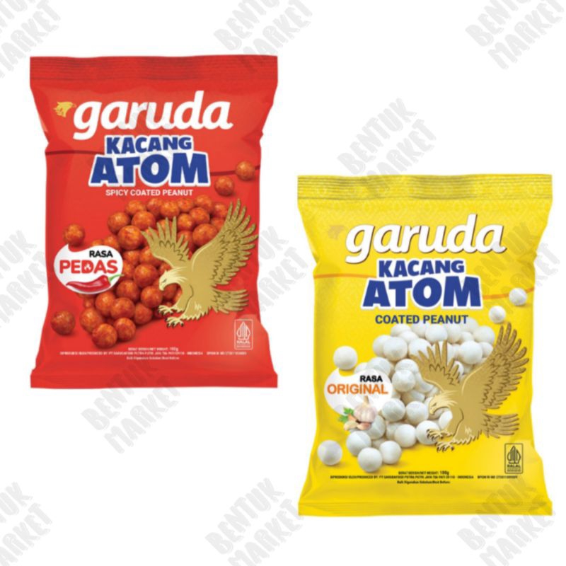 

GARUDA Kacang Atom Original 100gr / GARUDA Kacang Atom Pedas 100gr / Kacang / Cemilan / Pilus