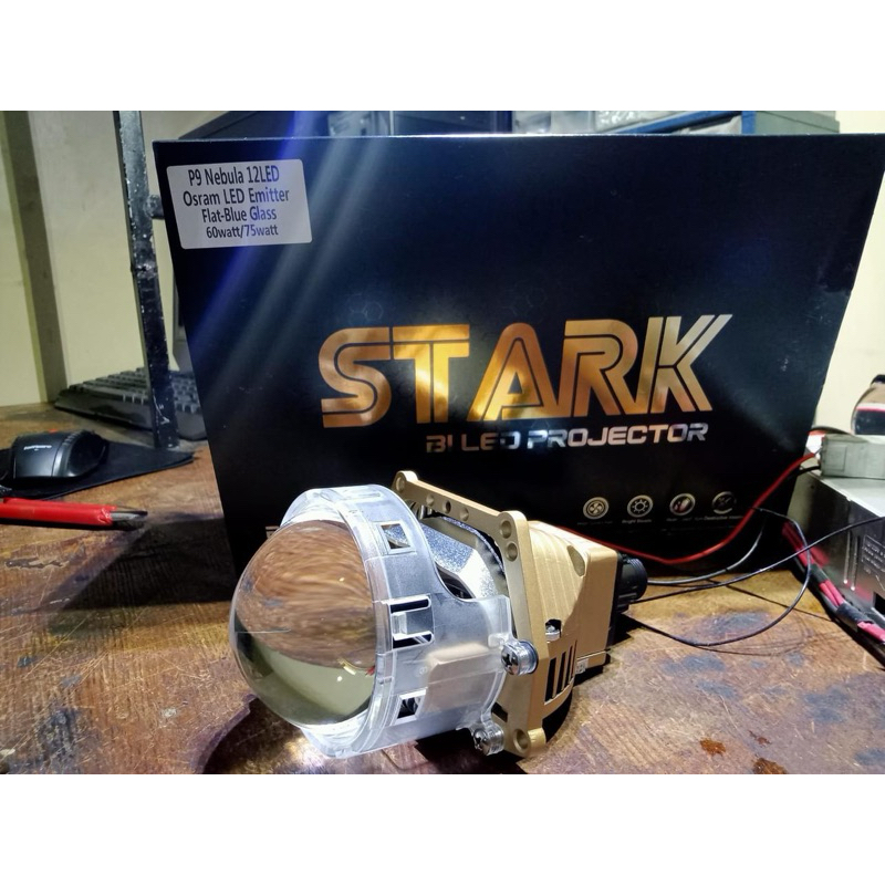 Biled Projector 3 Inch Stark P9 Nebula 12 Led Satuan