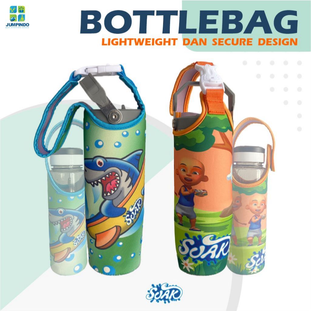 Tas Sarung Botol Minum/Sarung Tumbler/Cover Pelindung Botol 500ML-1500ML Material Kuat Terbaik