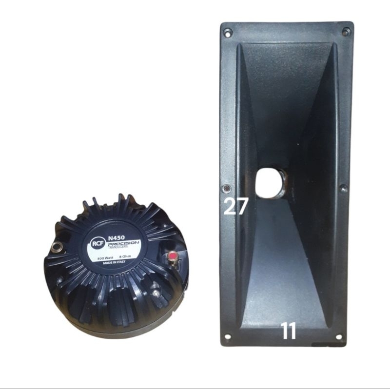 Tweeter RCF N450 Plus Corong Plastik Ukuran 11x27 CM