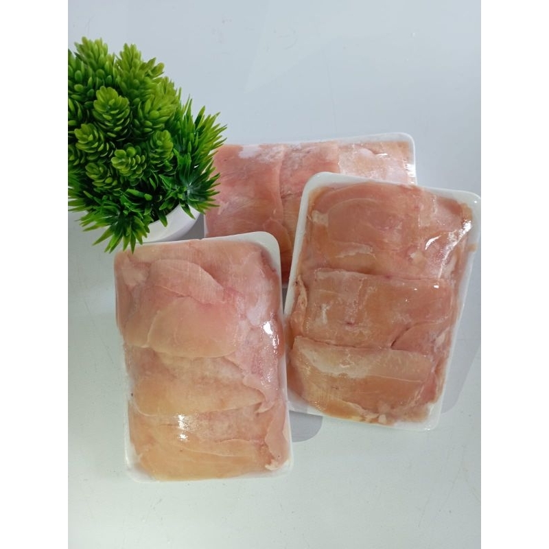 

Daging Slice Ayam 500gram / Daging Slice frozen food