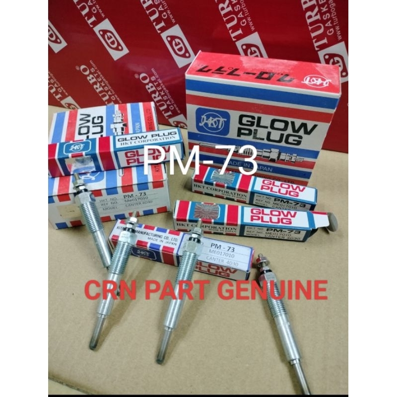 GLOW PLUG, BUSI PEMANAS PS CANTER FE111 COLT DIESEL PM-73 HKT JAPAN BARU BERGARANSI PM-73