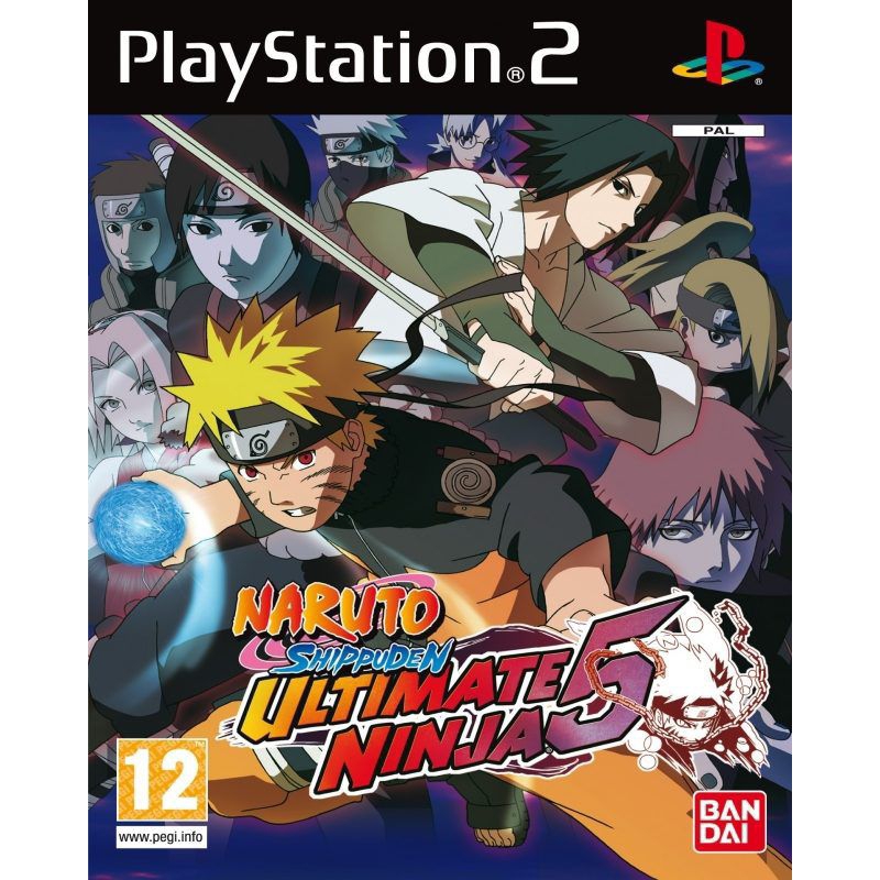 KASET PS2 NARUTO ULTIMATE NINJA 5 PS 2