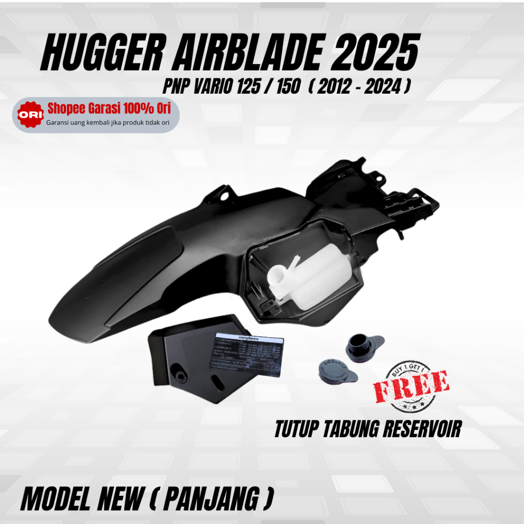 QEILANAY HUGGER AIRBLADE SPAKBOR KOLONG VARIO 125 HUGER VARIO 150 NEW HUGGER PCX 150 2025 ORI