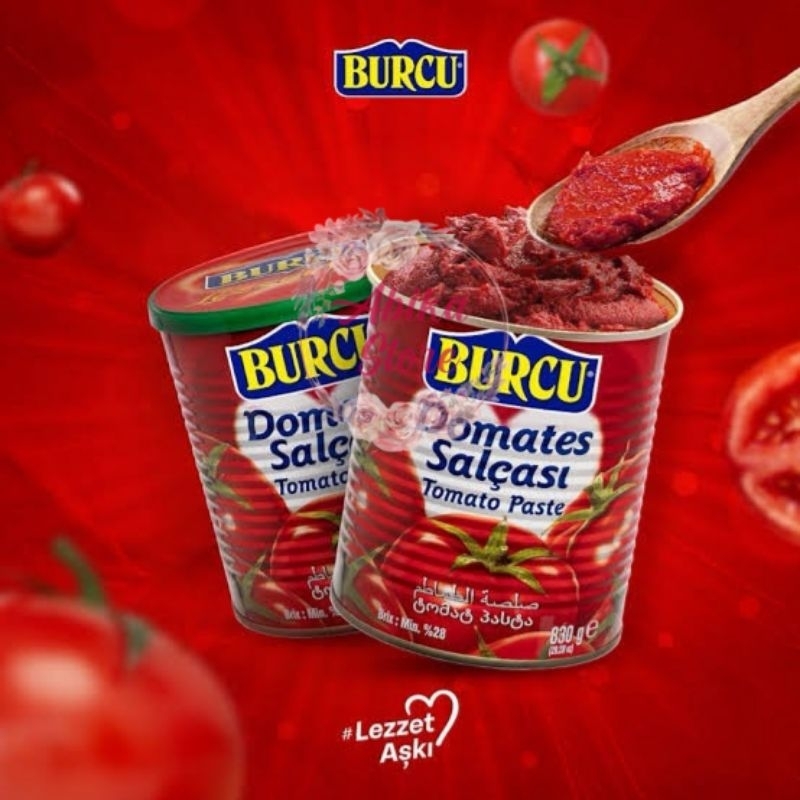 

BURCU ORIGINAL IMPORT TURKI TOMATO PASTA SAOS TOMAT 830GR