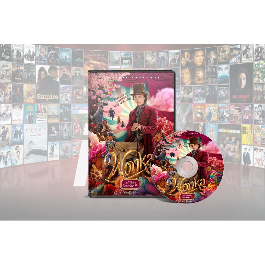 Koleksi DVD Film Wonka & Charlie And The Chocolate Factory & Willy Wonka & The Chocolate Factory (19