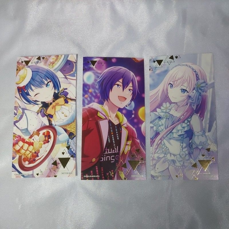 Official Project Sekai Bookmark Benefit Haruka Kiritani KAITO Luka Vocaloid