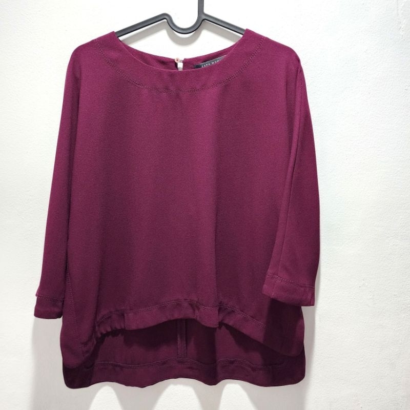 preloved Zara Women Purple Blouse