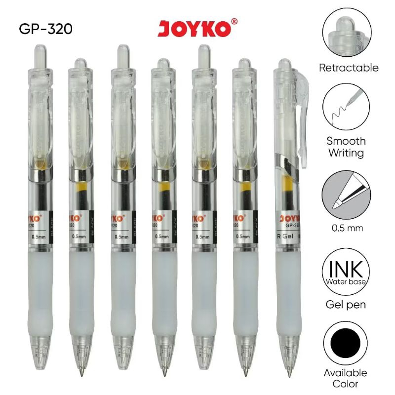 

Gel Pen Pulpen Pena JOYKO GP-320 R Gel 0.5 mm