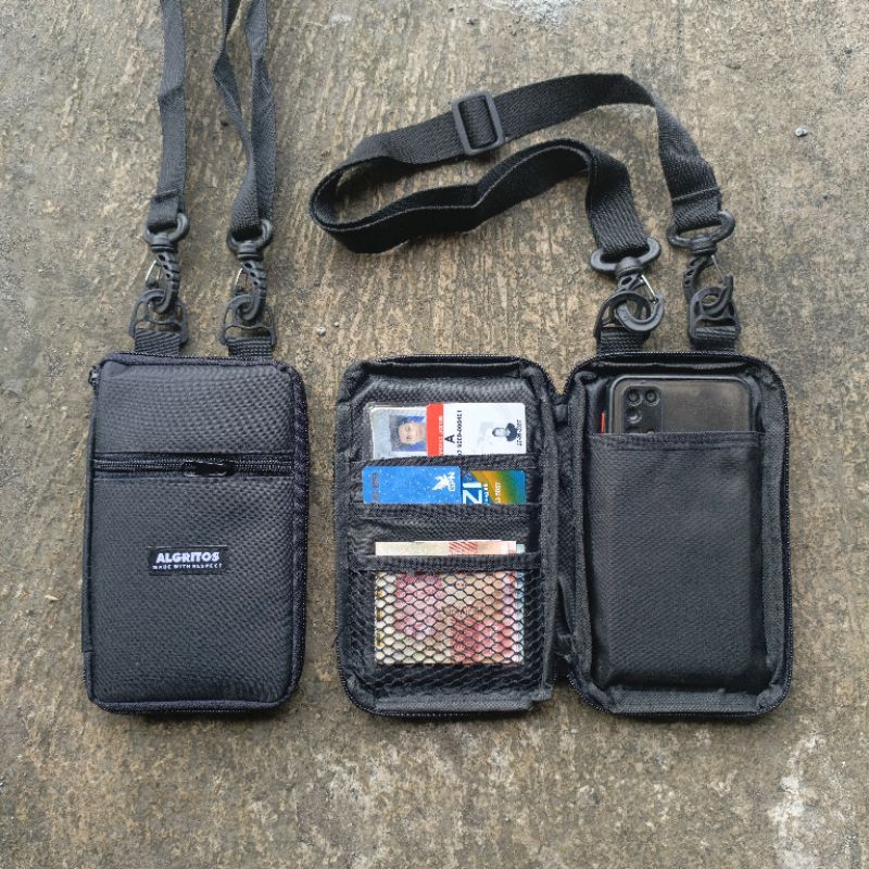 TERBARU SAKO WALLET TAS HANDPHONE HANGING WALLET BAHAN MICROFIBER WATERPROOF RESIST ANTI AIR