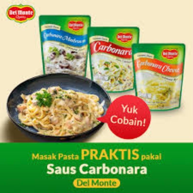 

Saus Delmonte Carbonara 250gr
