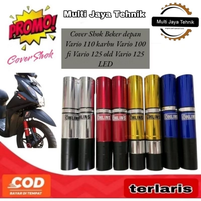 Cover pelindung Shok Beker depan motor vario 110 karbu Vario 110 fi Vario 125 old bohlam Vario 125/1