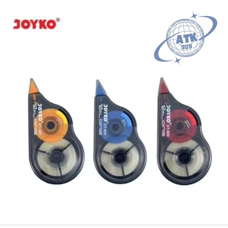 

Joyko Correction Tape Pita Koreksi CT-522 Tip X Stipo Kertas 12 & 4 M Penghapus Setipo Corection Tepe