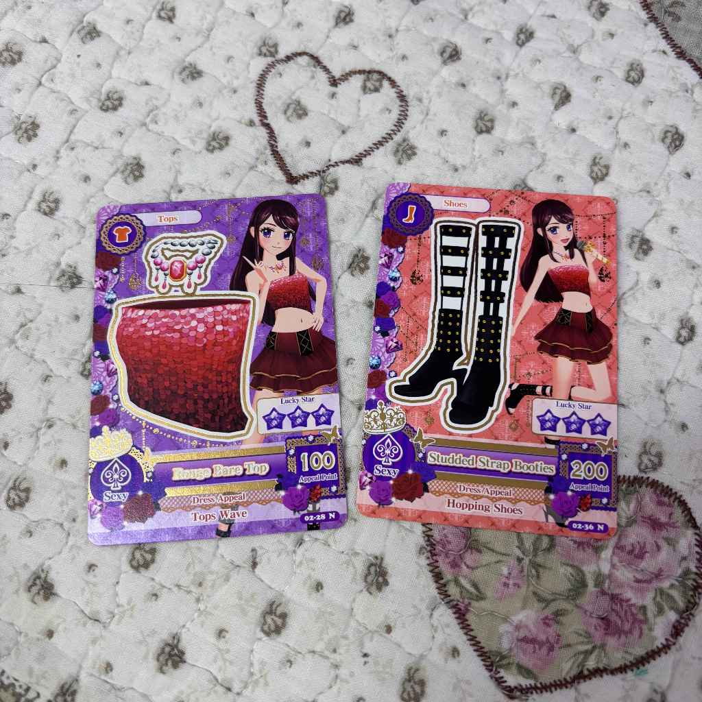 aikatsu card kartu asli