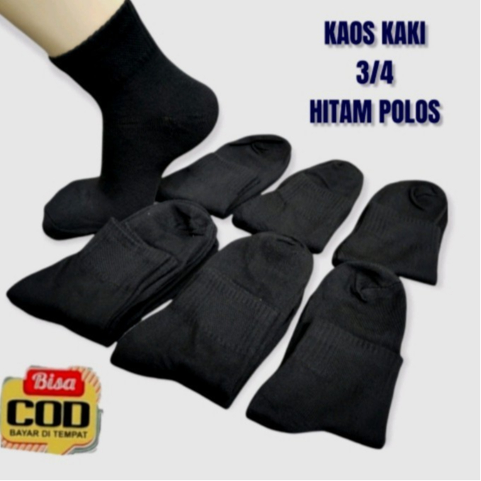 

6 PASANG KAOS KAKI PENDEK HITAM POLOS / KAKI KANTOR PENDEK / KAOS KAKI REMAJA /KAOS KAKI BLOK